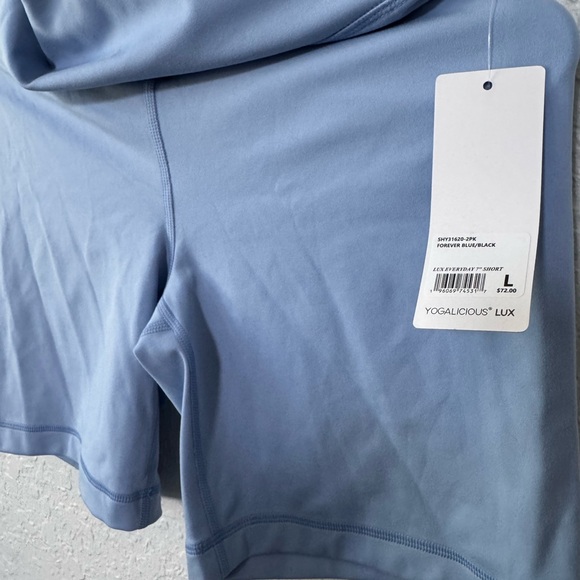 NWT - Yogalicious Lux High Waist Squat Proof Biker Short - 7" Large - Picture 2 of 3